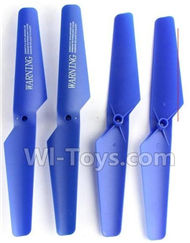 SYMA X5S X5SW X5SC Parts-05 Rotor blades,Propellers(4pcs)-Blue For SYMA X5S X5SC X5SC Quadcopter UFO parts